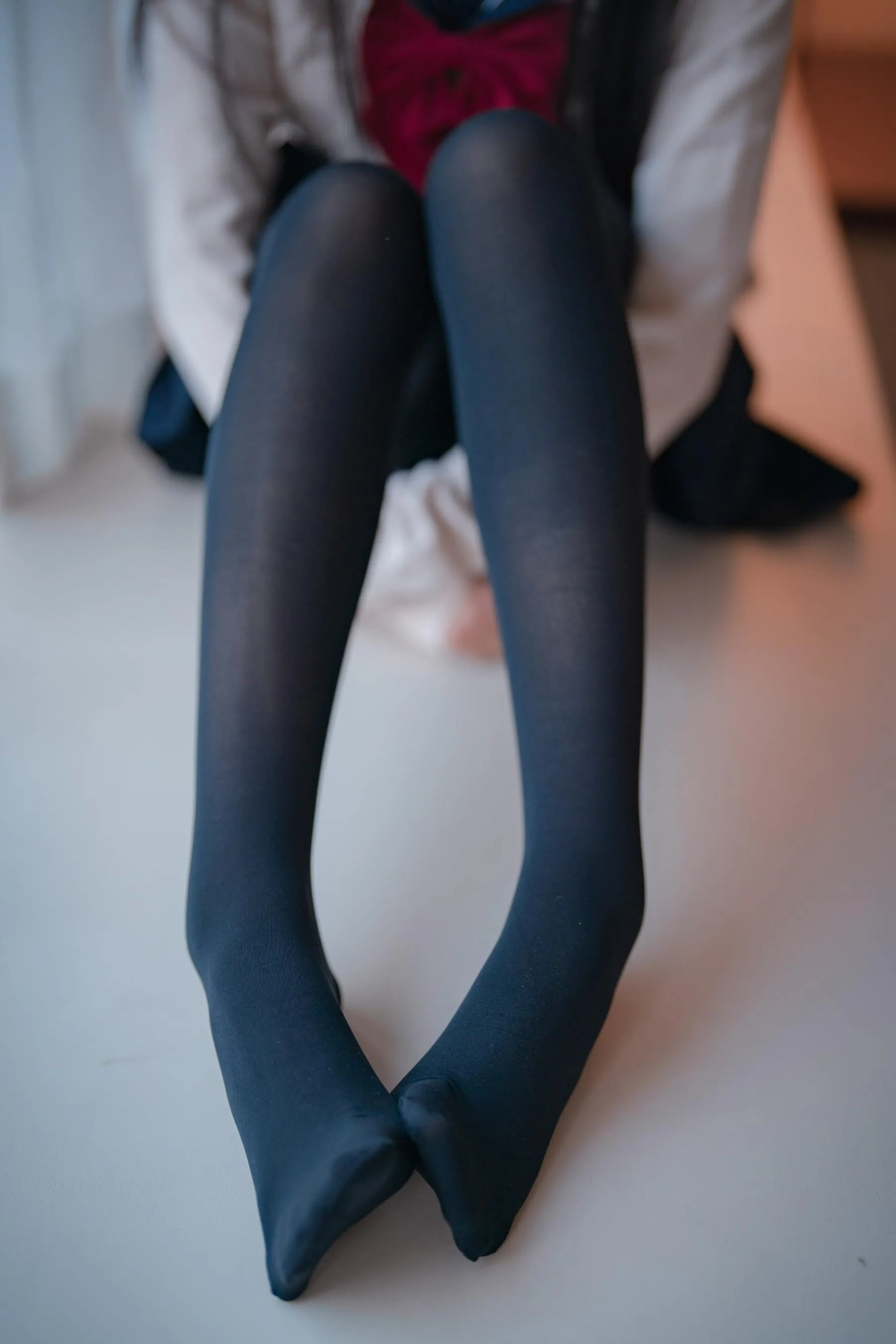轩萧学姐 – NO.42 JK厚裤袜-写真 [33P]插图5